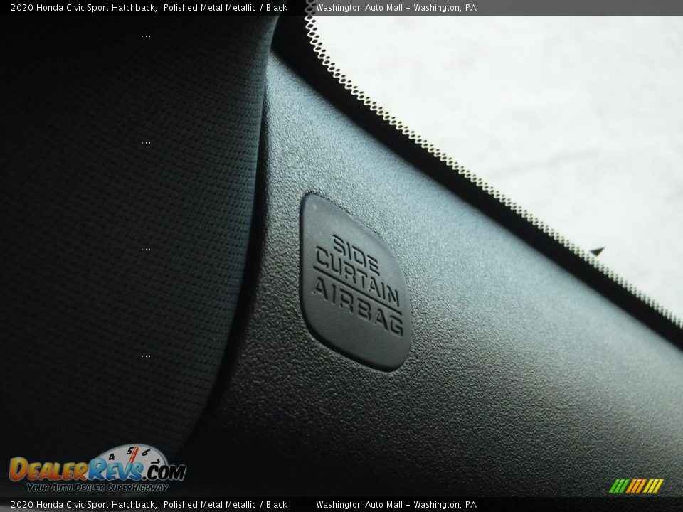 2020 Honda Civic Sport Hatchback Polished Metal Metallic / Black Photo #22