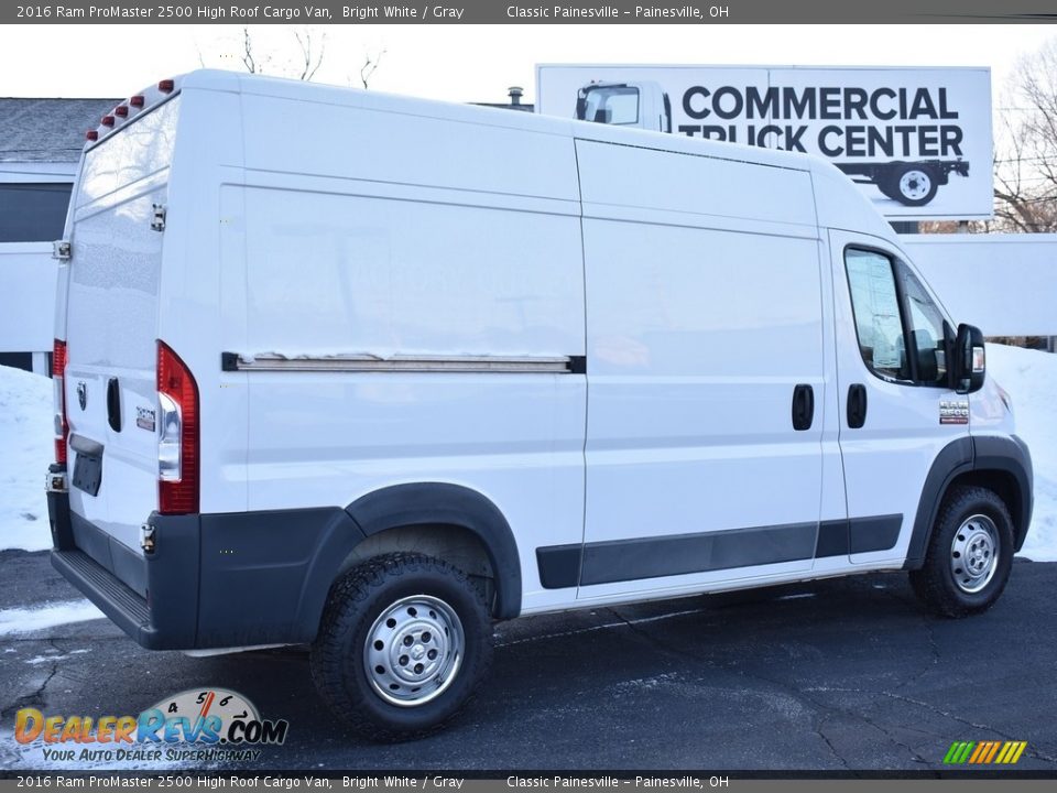 2016 Ram ProMaster 2500 High Roof Cargo Van Bright White / Gray Photo #2