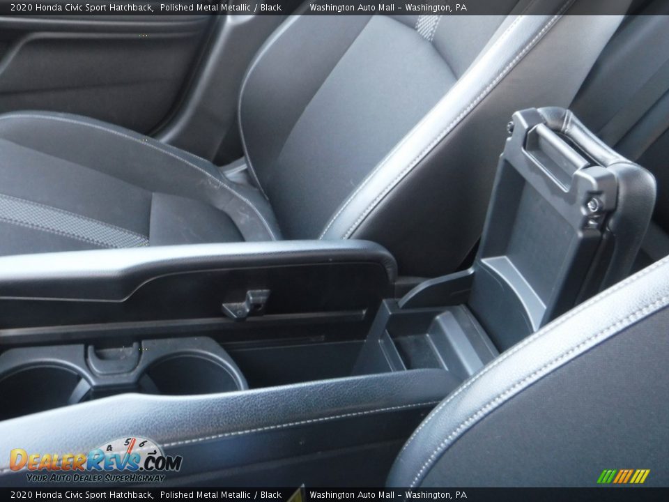2020 Honda Civic Sport Hatchback Polished Metal Metallic / Black Photo #24
