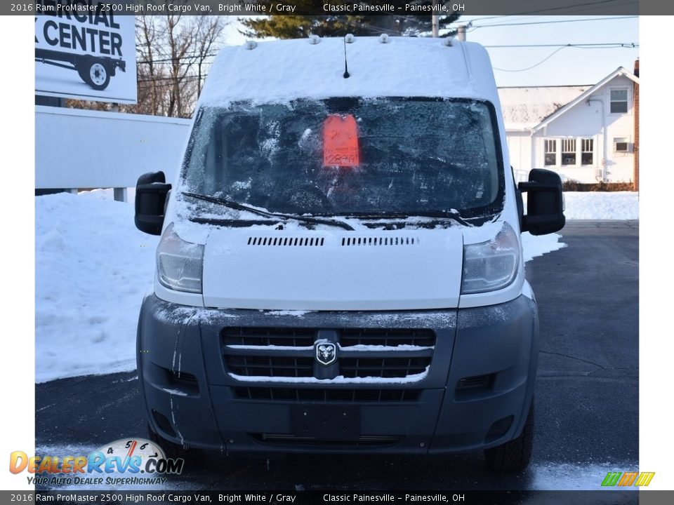 2016 Ram ProMaster 2500 High Roof Cargo Van Bright White / Gray Photo #4