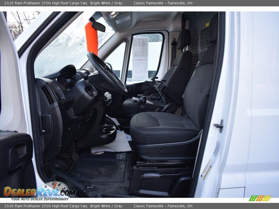 2016 Ram ProMaster 2500 High Roof Cargo Van Bright White / Gray Photo #6