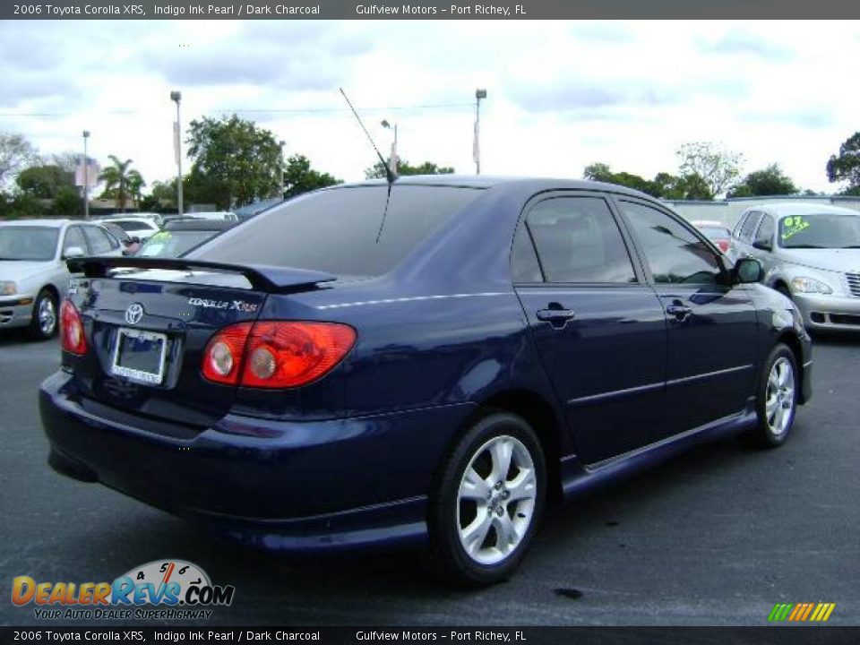 2006 Toyota Corolla XRS Indigo Ink Pearl / Dark Charcoal Photo #7