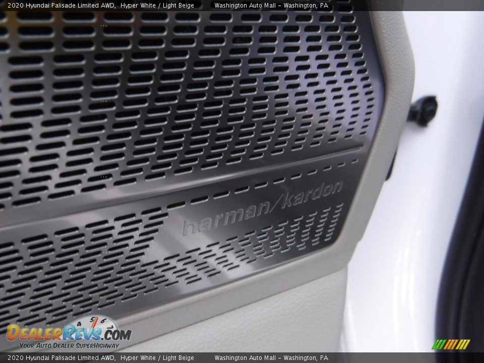 2020 Hyundai Palisade Limited AWD Hyper White / Light Beige Photo #13
