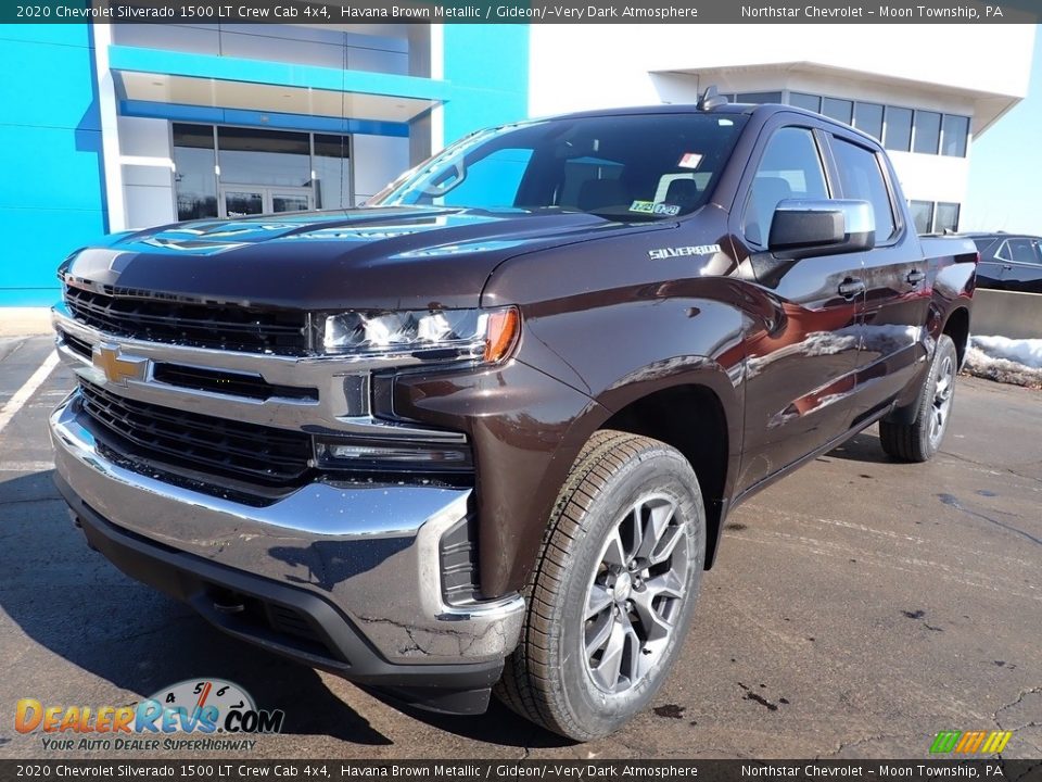 2020 Chevrolet Silverado 1500 LT Crew Cab 4x4 Havana Brown Metallic / Gideon/­Very Dark Atmosphere Photo #2