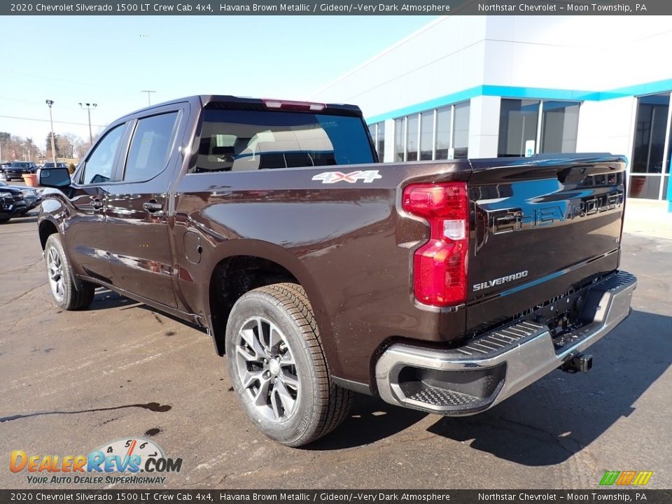 2020 Chevrolet Silverado 1500 LT Crew Cab 4x4 Havana Brown Metallic / Gideon/­Very Dark Atmosphere Photo #4