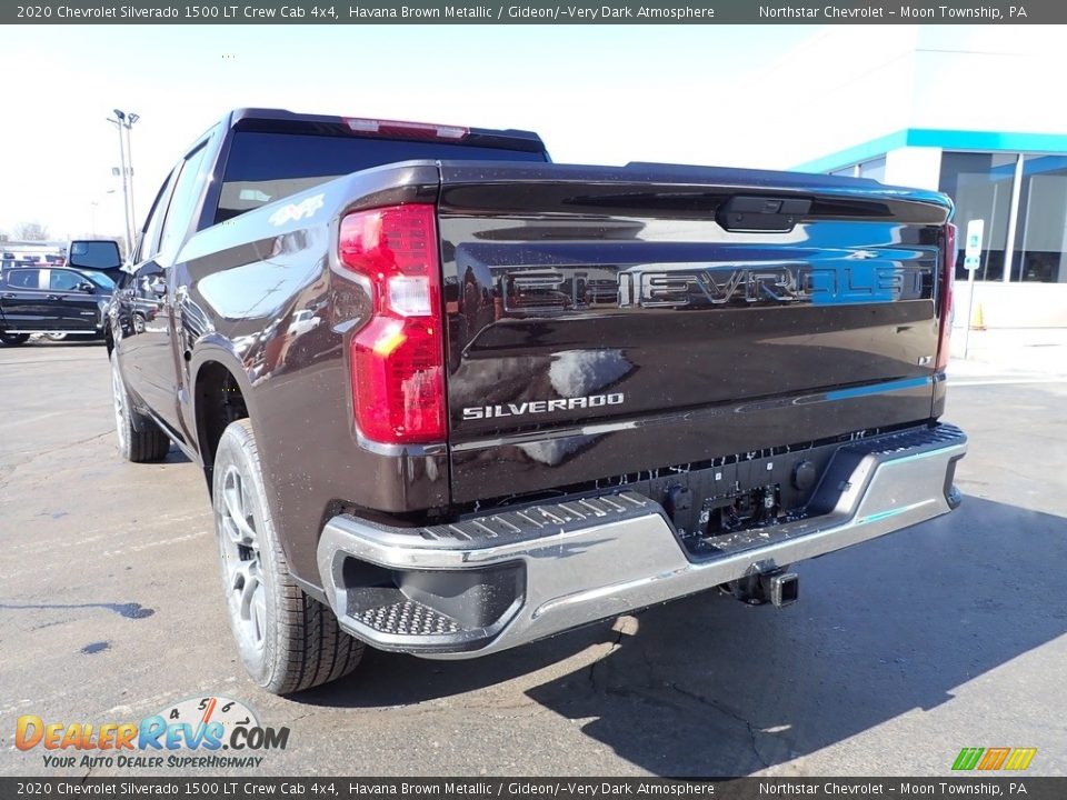 2020 Chevrolet Silverado 1500 LT Crew Cab 4x4 Havana Brown Metallic / Gideon/­Very Dark Atmosphere Photo #5