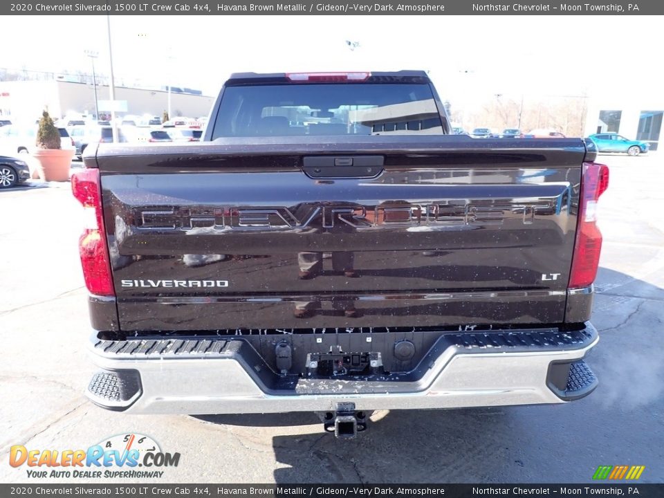 2020 Chevrolet Silverado 1500 LT Crew Cab 4x4 Havana Brown Metallic / Gideon/­Very Dark Atmosphere Photo #6