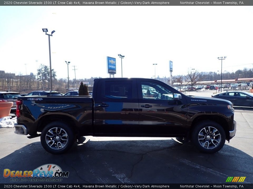 2020 Chevrolet Silverado 1500 LT Crew Cab 4x4 Havana Brown Metallic / Gideon/­Very Dark Atmosphere Photo #9