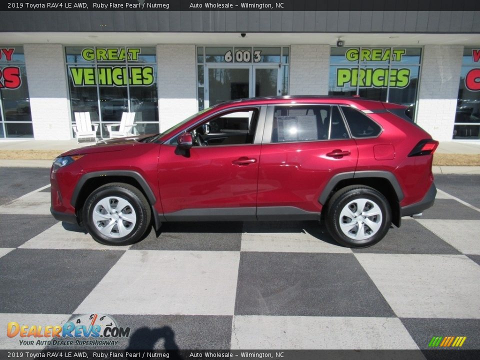 2019 Toyota RAV4 LE AWD Ruby Flare Pearl / Nutmeg Photo #1
