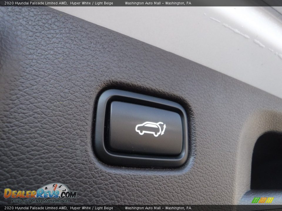 2020 Hyundai Palisade Limited AWD Hyper White / Light Beige Photo #33