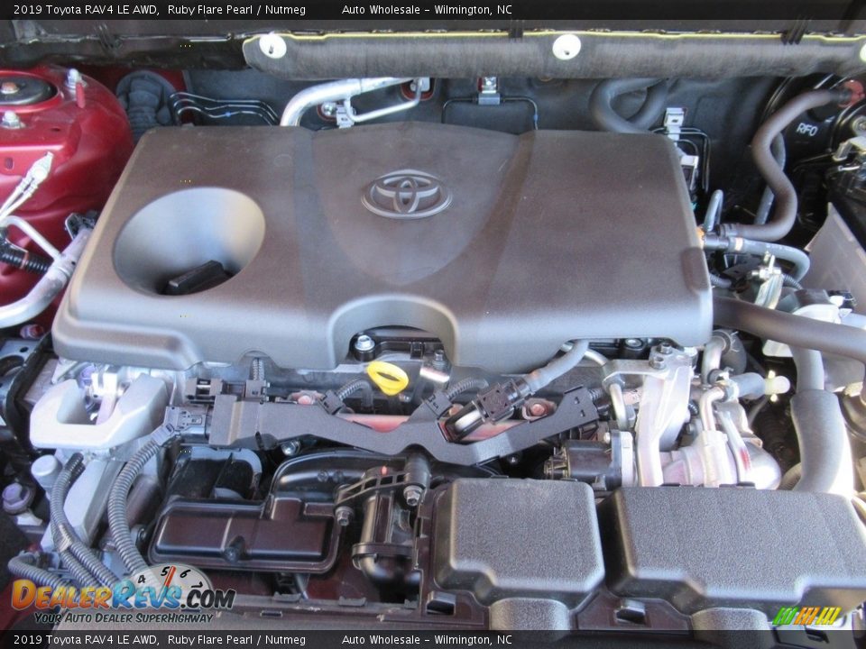 2019 Toyota RAV4 LE AWD Ruby Flare Pearl / Nutmeg Photo #6