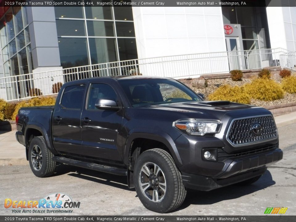 2019 Toyota Tacoma TRD Sport Double Cab 4x4 Magnetic Gray Metallic / Cement Gray Photo #1