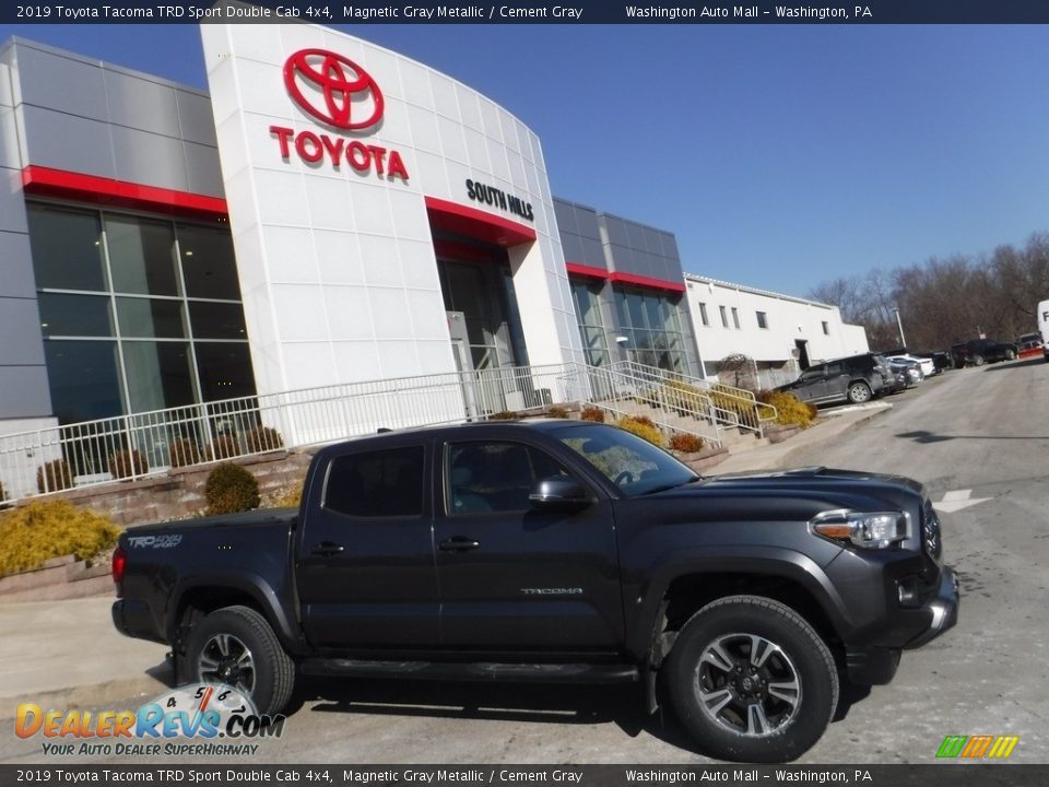 2019 Toyota Tacoma TRD Sport Double Cab 4x4 Magnetic Gray Metallic / Cement Gray Photo #2