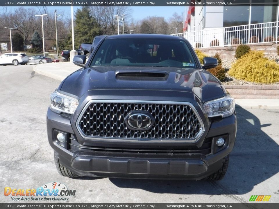2019 Toyota Tacoma TRD Sport Double Cab 4x4 Magnetic Gray Metallic / Cement Gray Photo #12