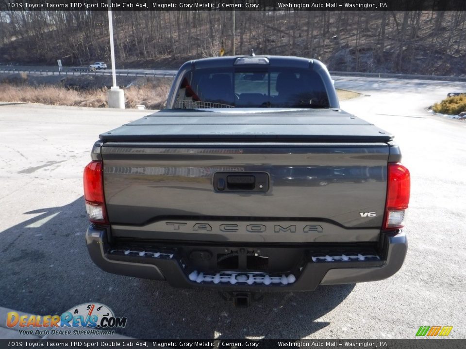 2019 Toyota Tacoma TRD Sport Double Cab 4x4 Magnetic Gray Metallic / Cement Gray Photo #16