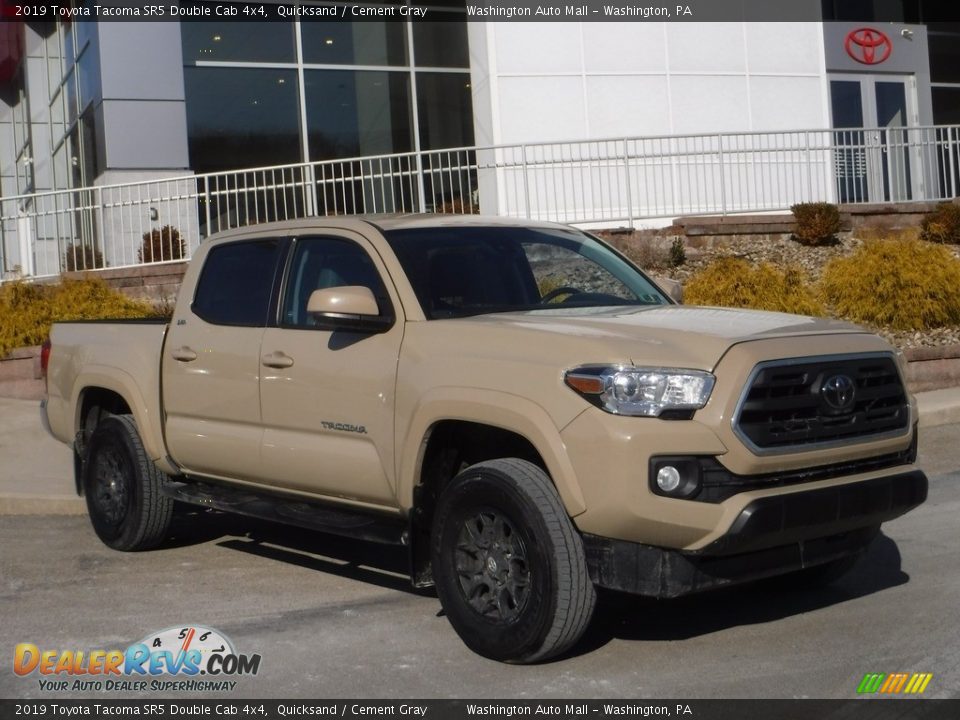 2019 Toyota Tacoma SR5 Double Cab 4x4 Quicksand / Cement Gray Photo #1