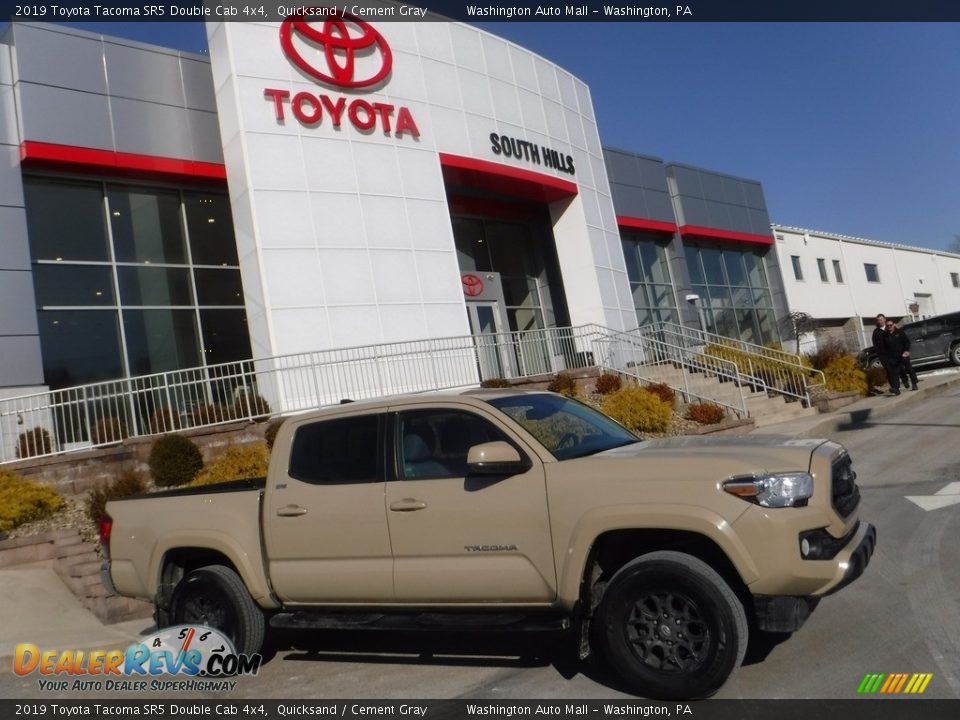 2019 Toyota Tacoma SR5 Double Cab 4x4 Quicksand / Cement Gray Photo #2