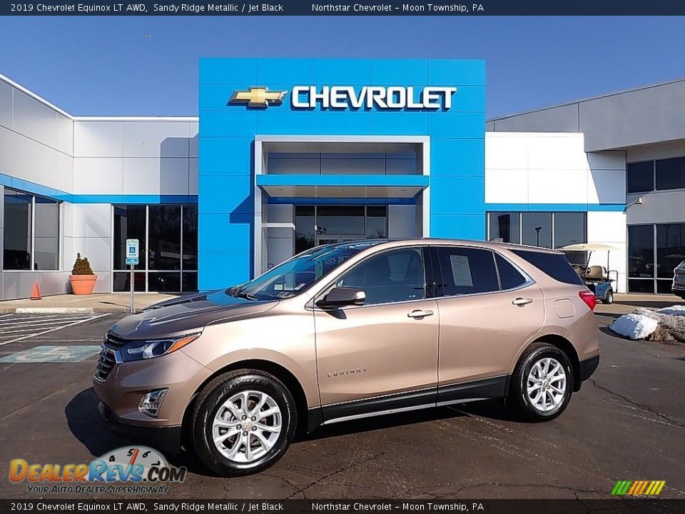 2019 Chevrolet Equinox LT AWD Sandy Ridge Metallic / Jet Black Photo #1