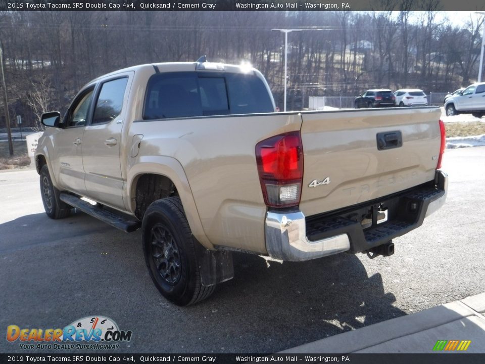 2019 Toyota Tacoma SR5 Double Cab 4x4 Quicksand / Cement Gray Photo #15