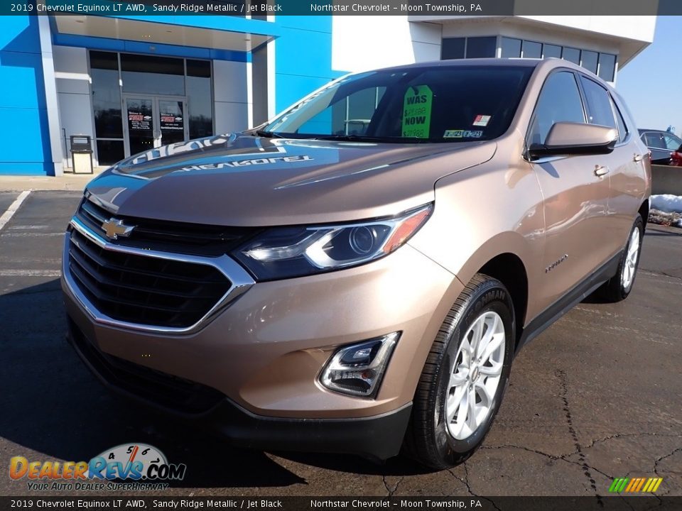 2019 Chevrolet Equinox LT AWD Sandy Ridge Metallic / Jet Black Photo #2