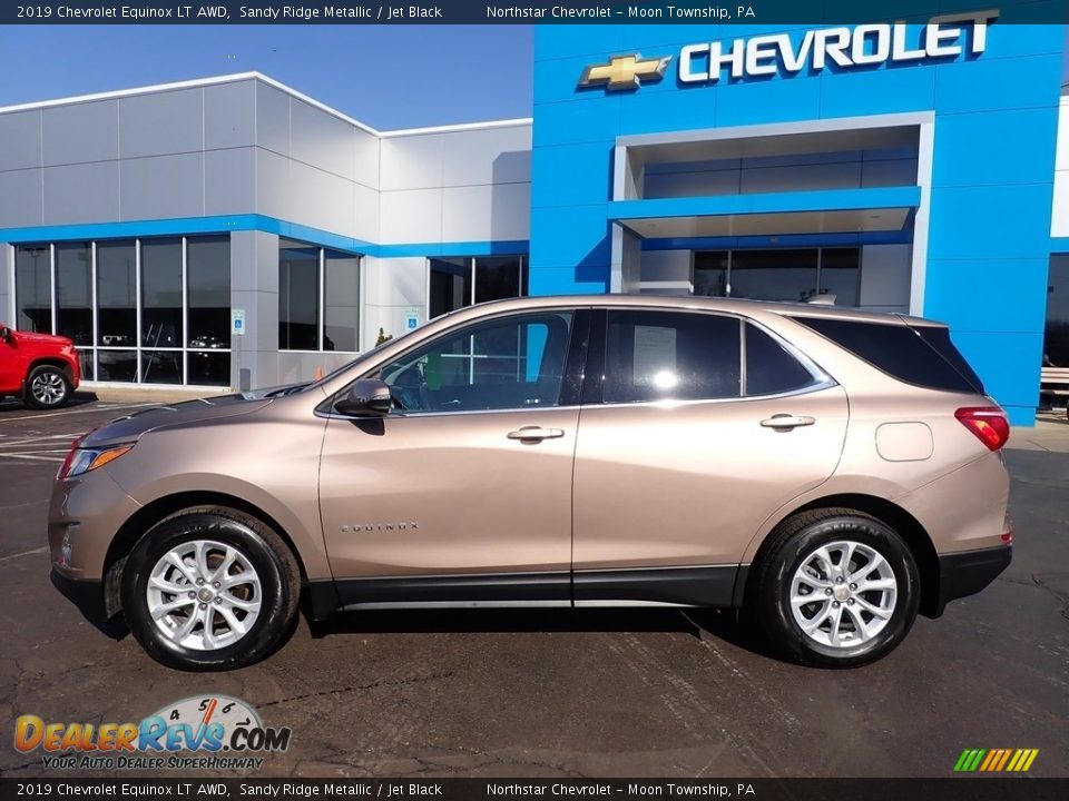 2019 Chevrolet Equinox LT AWD Sandy Ridge Metallic / Jet Black Photo #3