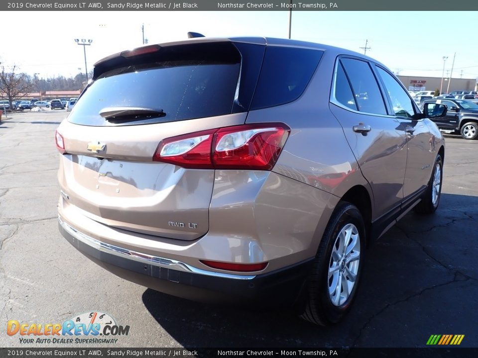 2019 Chevrolet Equinox LT AWD Sandy Ridge Metallic / Jet Black Photo #8