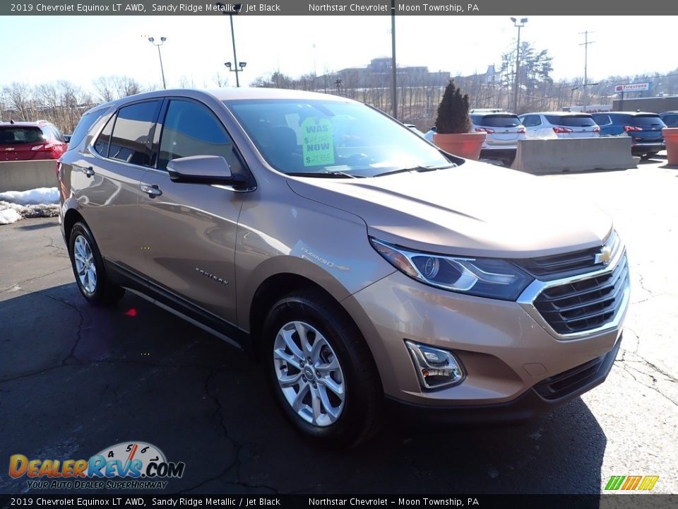 2019 Chevrolet Equinox LT AWD Sandy Ridge Metallic / Jet Black Photo #11