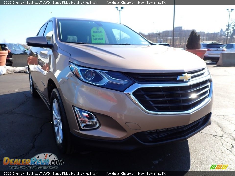 2019 Chevrolet Equinox LT AWD Sandy Ridge Metallic / Jet Black Photo #12