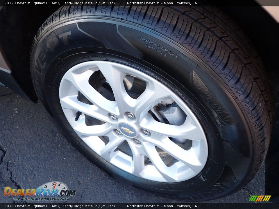 2019 Chevrolet Equinox LT AWD Sandy Ridge Metallic / Jet Black Photo #14