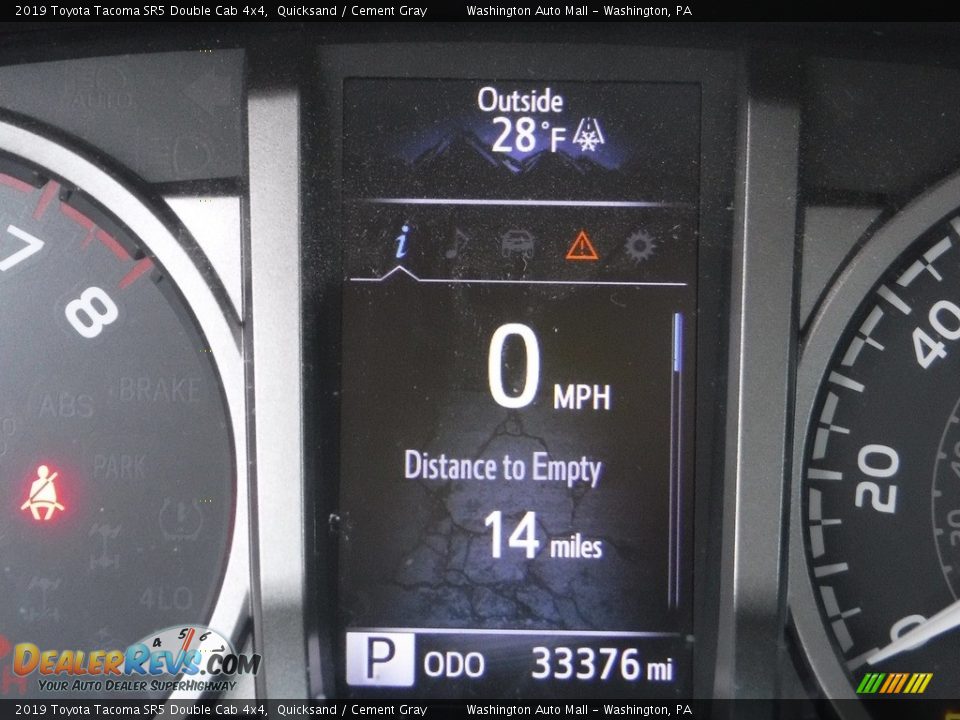 2019 Toyota Tacoma SR5 Double Cab 4x4 Quicksand / Cement Gray Photo #29