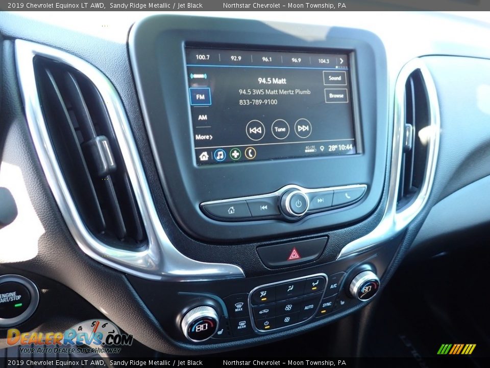 2019 Chevrolet Equinox LT AWD Sandy Ridge Metallic / Jet Black Photo #27