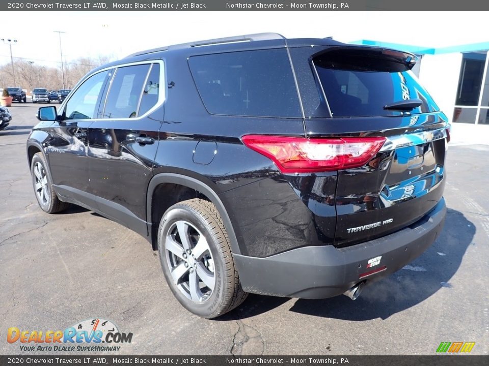 2020 Chevrolet Traverse LT AWD Mosaic Black Metallic / Jet Black Photo #4