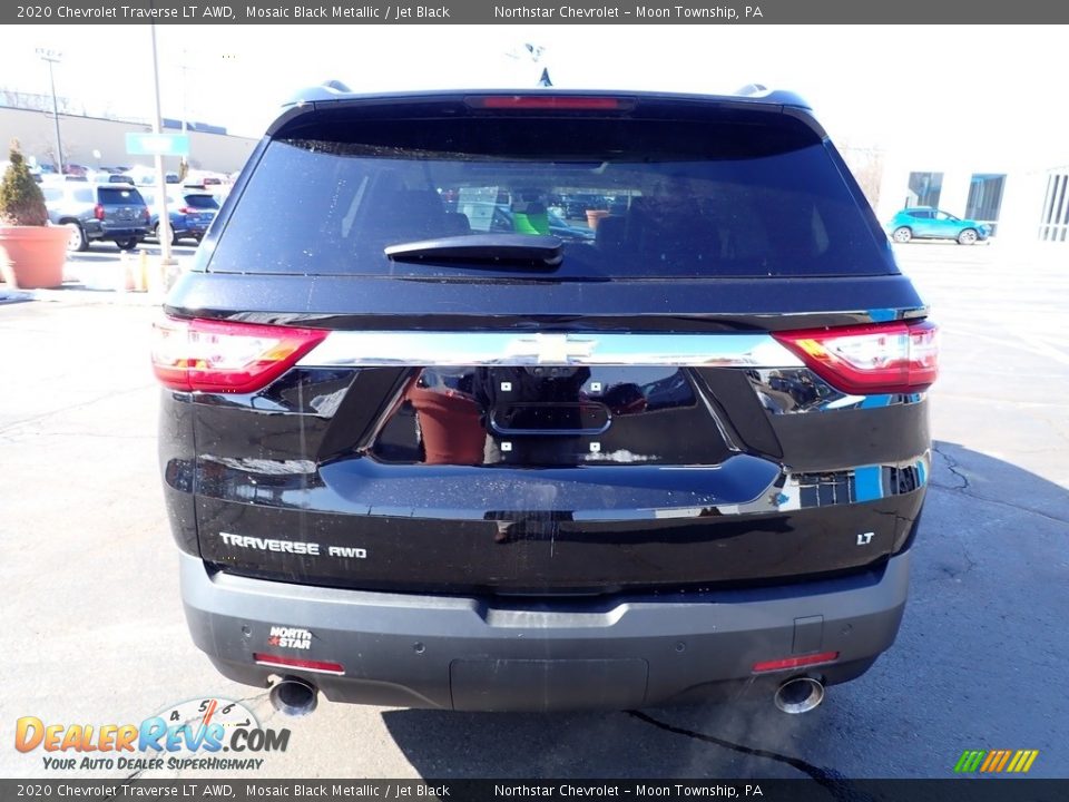 2020 Chevrolet Traverse LT AWD Mosaic Black Metallic / Jet Black Photo #6