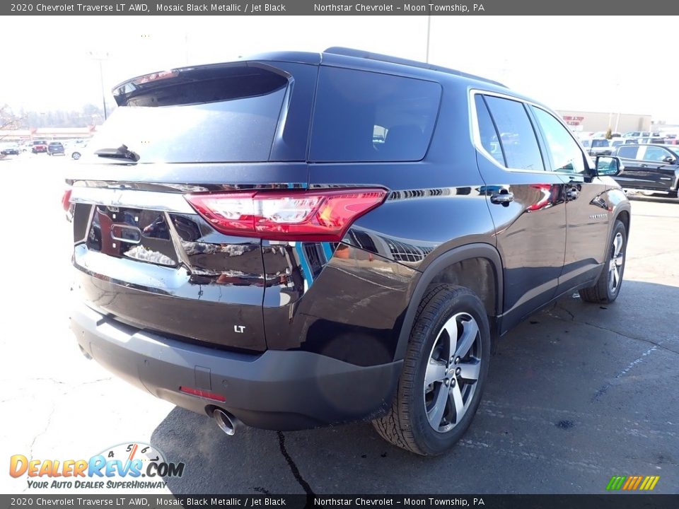 2020 Chevrolet Traverse LT AWD Mosaic Black Metallic / Jet Black Photo #8