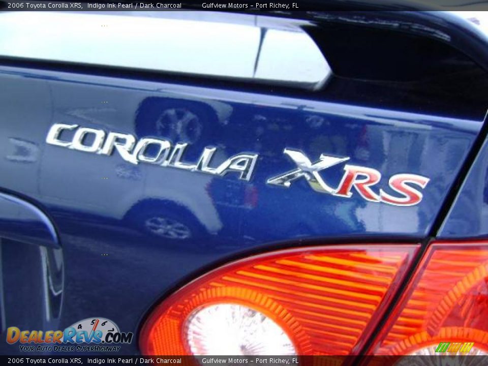 2006 Toyota Corolla XRS Indigo Ink Pearl / Dark Charcoal Photo #9