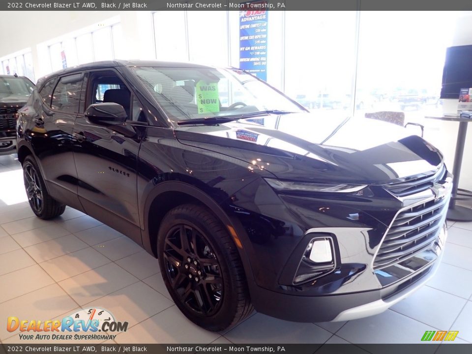 Black 2022 Chevrolet Blazer LT AWD Photo #8