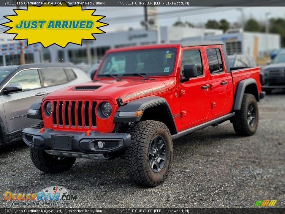 2021 Jeep Gladiator Mojave 4x4 Firecracker Red / Black Photo #1