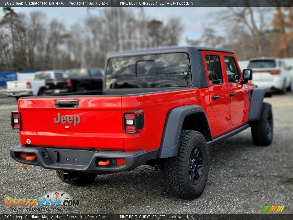 2021 Jeep Gladiator Mojave 4x4 Firecracker Red / Black Photo #3