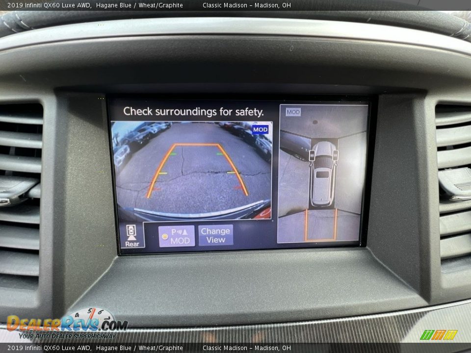 2019 Infiniti QX60 Luxe AWD Hagane Blue / Wheat/Graphite Photo #12