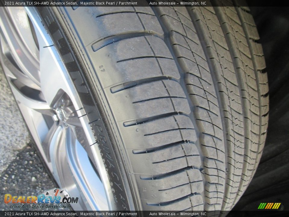 2021 Acura TLX SH-AWD Advance Sedan Majestic Black Pearl / Parchment Photo #8