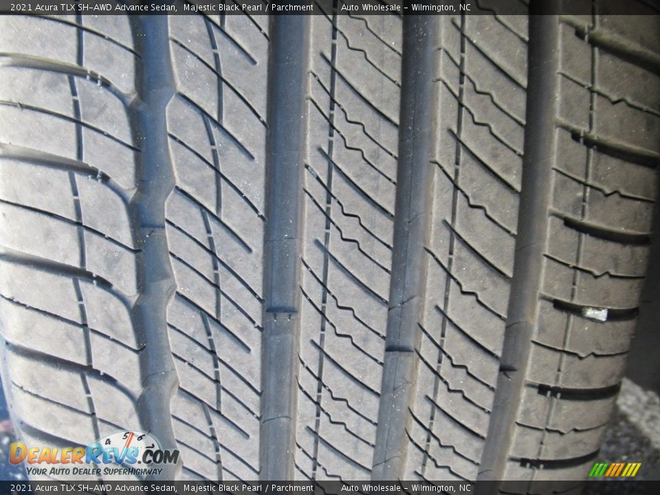 2021 Acura TLX SH-AWD Advance Sedan Majestic Black Pearl / Parchment Photo #9