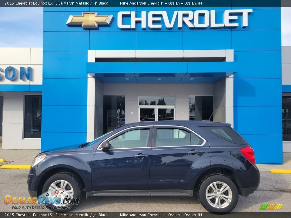 2015 Chevrolet Equinox LS Blue Velvet Metallic / Jet Black Photo #1