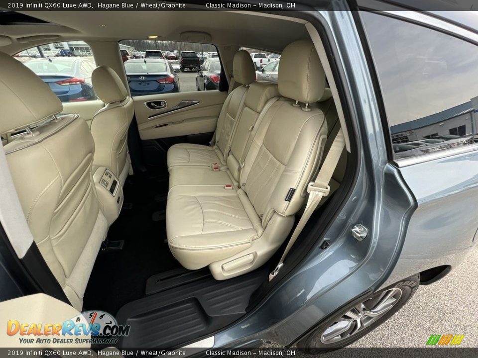 Rear Seat of 2019 Infiniti QX60 Luxe AWD Photo #16