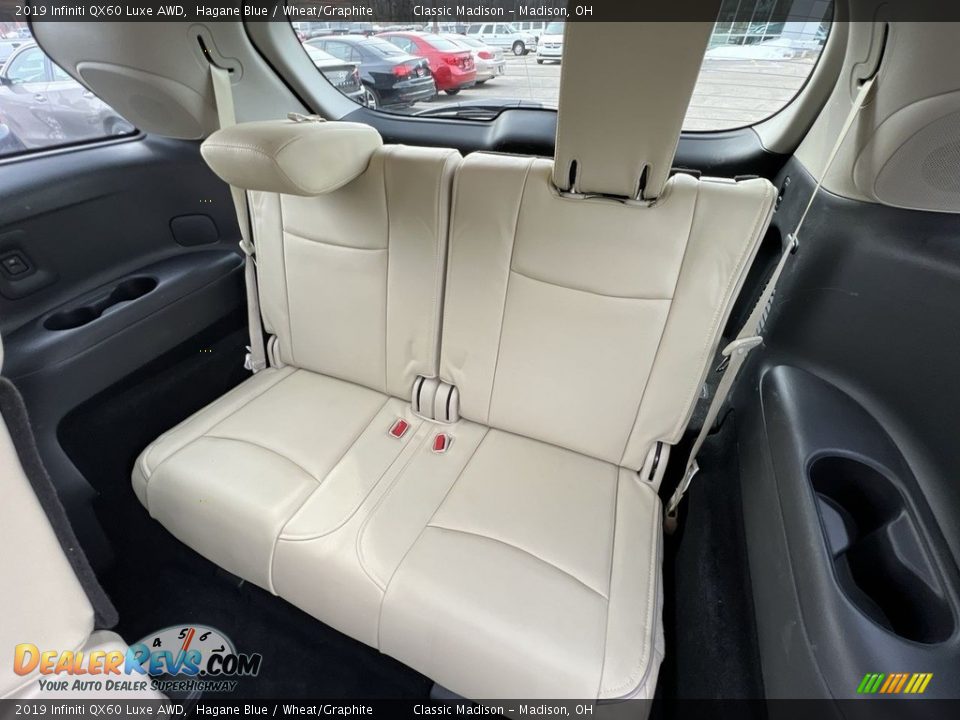 Rear Seat of 2019 Infiniti QX60 Luxe AWD Photo #17