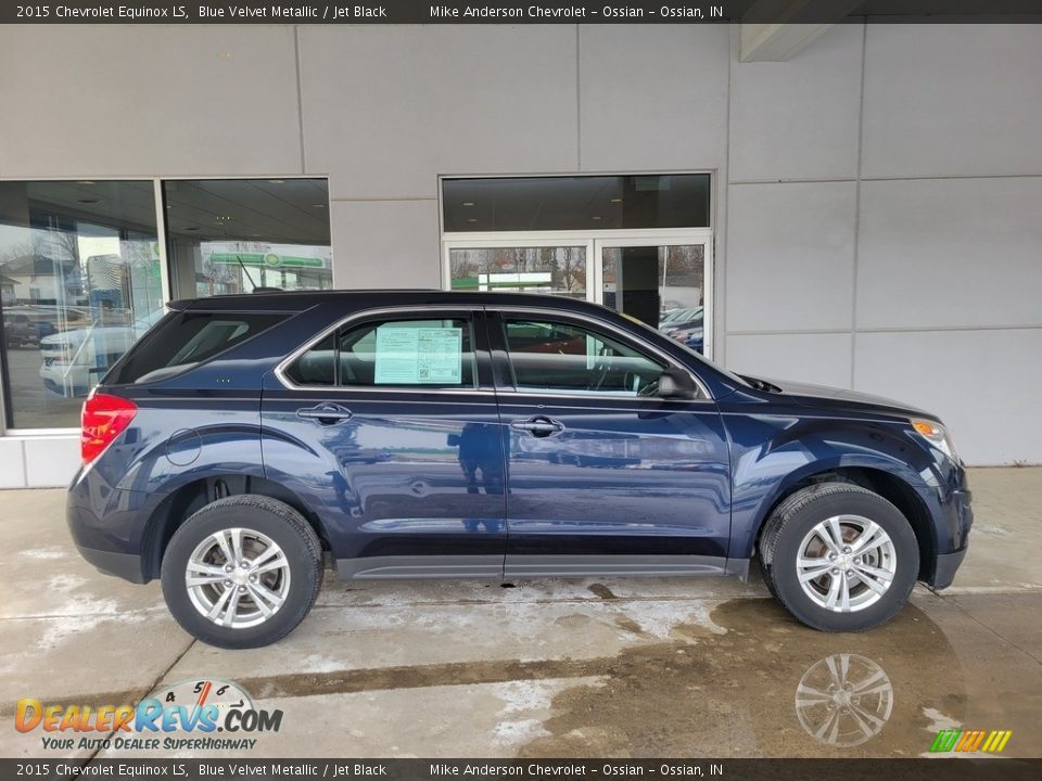 2015 Chevrolet Equinox LS Blue Velvet Metallic / Jet Black Photo #3