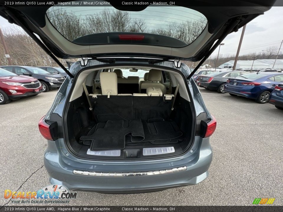 2019 Infiniti QX60 Luxe AWD Hagane Blue / Wheat/Graphite Photo #18