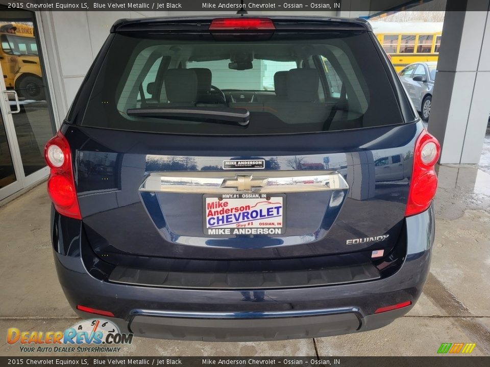 2015 Chevrolet Equinox LS Blue Velvet Metallic / Jet Black Photo #5