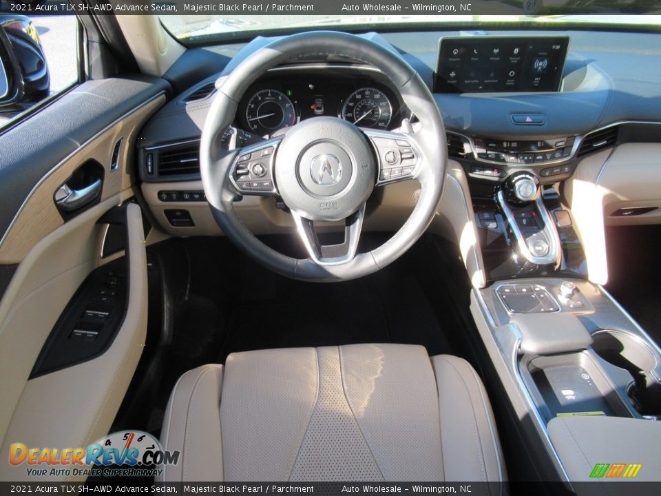 Parchment Interior - 2021 Acura TLX SH-AWD Advance Sedan Photo #15