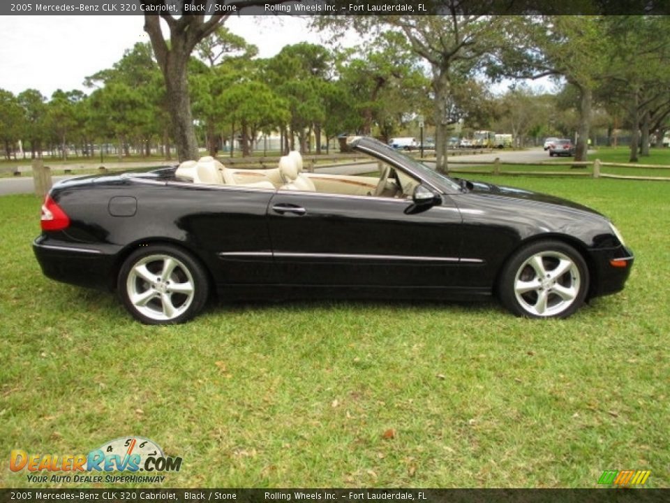 Black 2005 Mercedes-Benz CLK 320 Cabriolet Photo #3