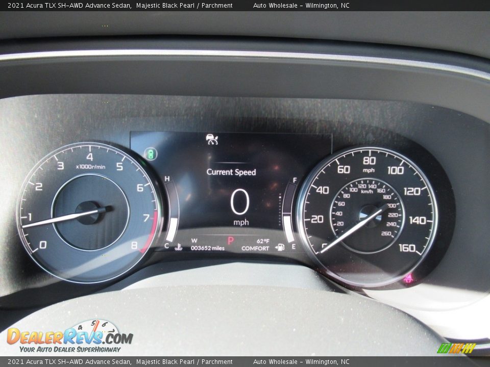 2021 Acura TLX SH-AWD Advance Sedan Gauges Photo #16